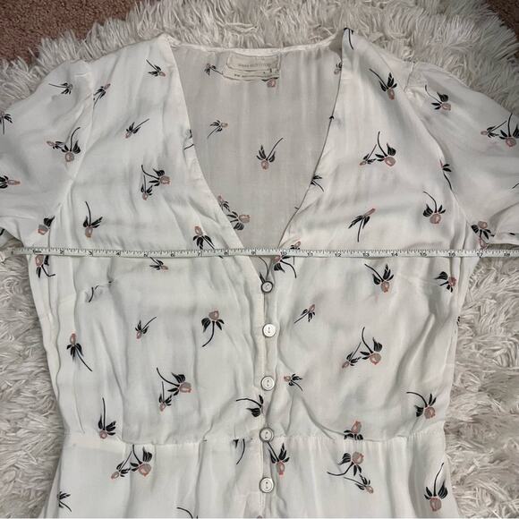 Urban Outfitters Melanie Button Down Lightweight Floral Midi Dress Size M - Picture 11 of 13